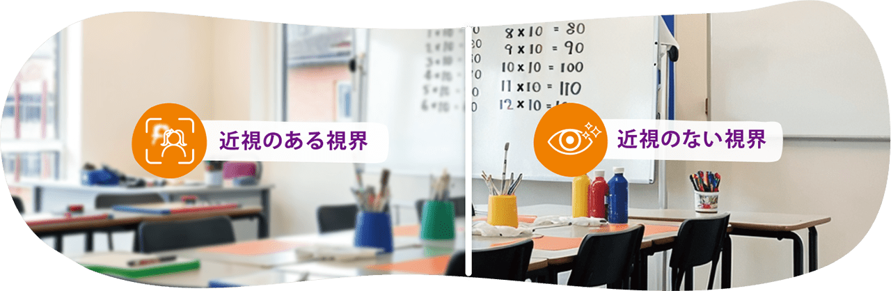 近視の見え方